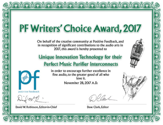 The 14th Annual Positive Feedback Writers' Choice Awards for 2017